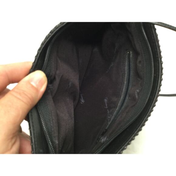 WHITING DAVIS Classic Elegant Metal Mesh Little Black Clutch - Picture 3 of 5